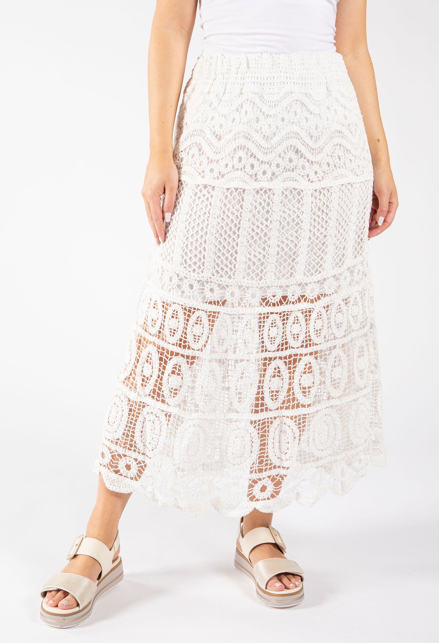 Crochet Midi Skirt