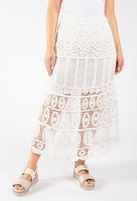 Crochet Midi Skirt
