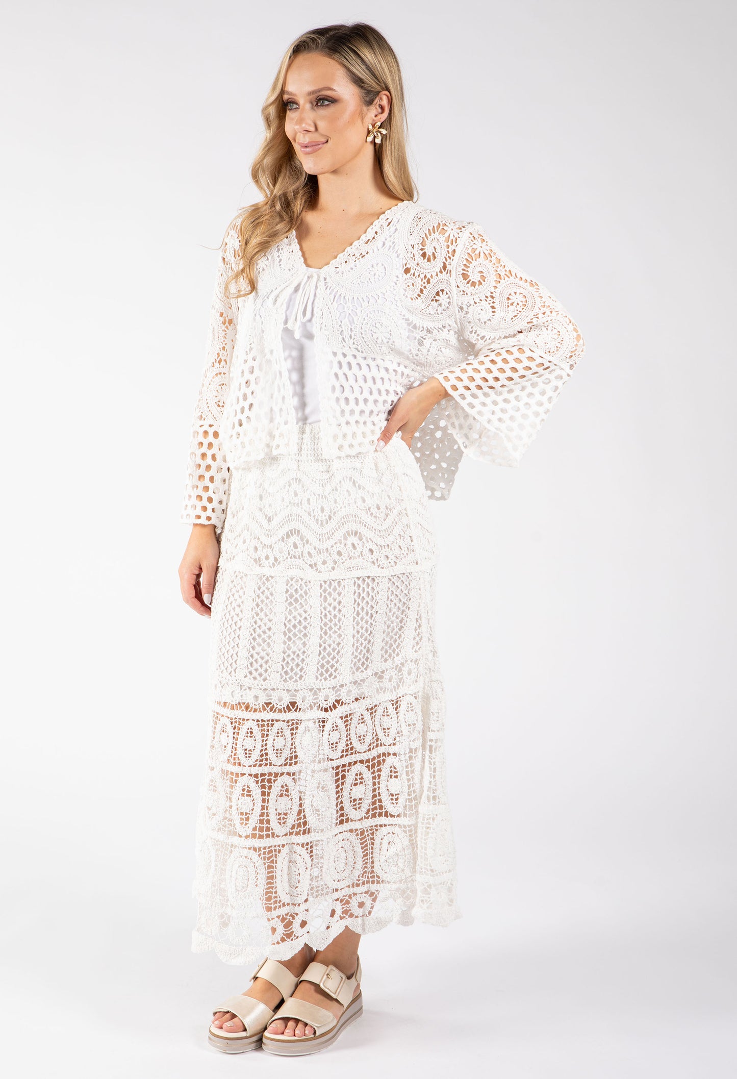 Crochet Midi Skirt