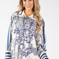 Satin Touch Animal Print Blouse