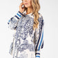 Satin Touch Animal Print Blouse