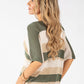 Striped Lurex Knit Jumper