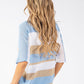 Striped Lurex Knit Jumper