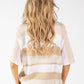 Striped Lurex Knit Jumper