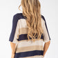 Striped Lurex Knit Jumper