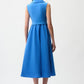 Sleeveless A-line Midi Dress