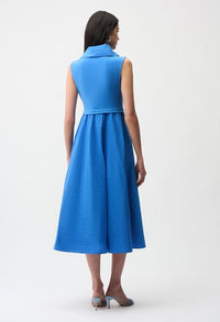 Sleeveless A-line Midi Dress