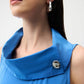 Sleeveless A-line Midi Dress