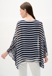 V-neck Striped Pullover