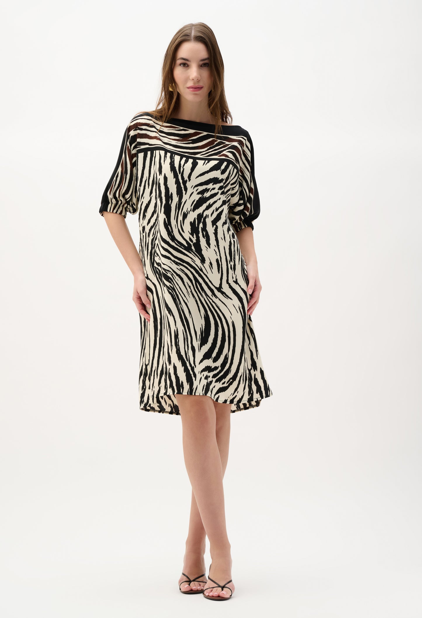 animal print shirt dress