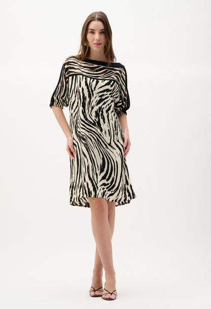 animal print shirt dress