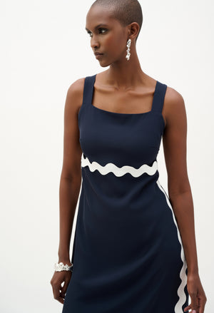 Midi A-line Dress