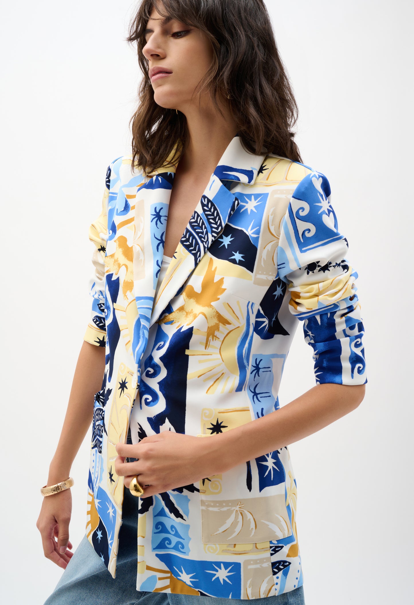 Chic Floral Blazer