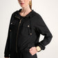 Hooded Zipper Casual Jacket