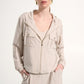 Hooded Zipper Casual Jacket
