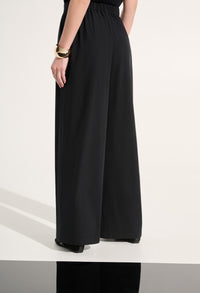 Pull-on Wide Leg Trousers