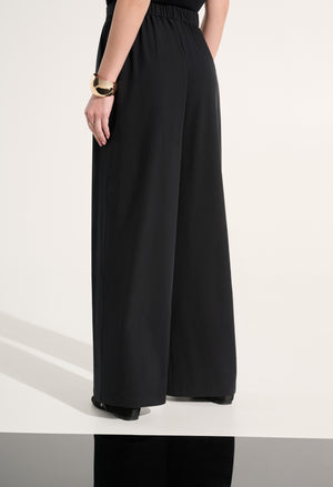 Pull-on Wide Leg Trousers