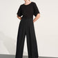 Pull-on Wide Leg Trousers