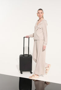 Pull-on Wide Leg Trousers