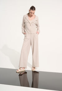 Pull-on Wide Leg Trousers