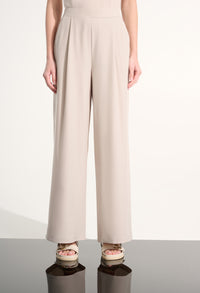 Pull-on Wide Leg Trousers