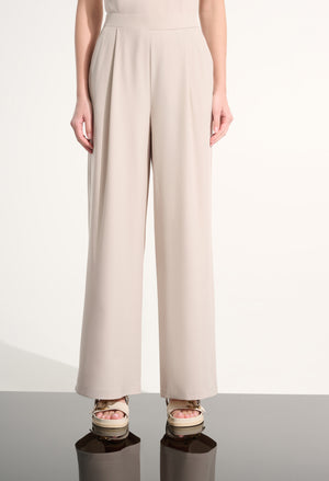 Pull-on Wide Leg Trousers
