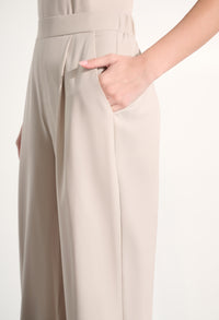 Pull-on Wide Leg Trousers