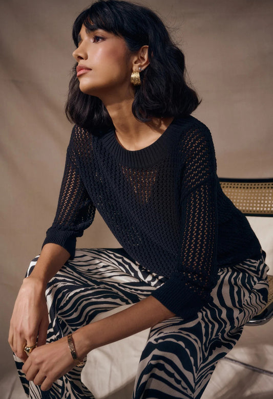 Open Stitch Sweater