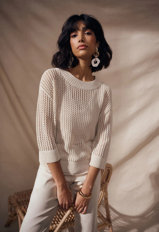 Open Stitch Sweater