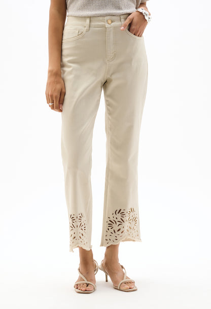beige jeans
