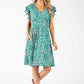 Floral Print Short Dress