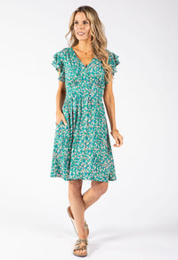 Floral Print Short Dress
