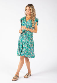 Floral Print Short Dress