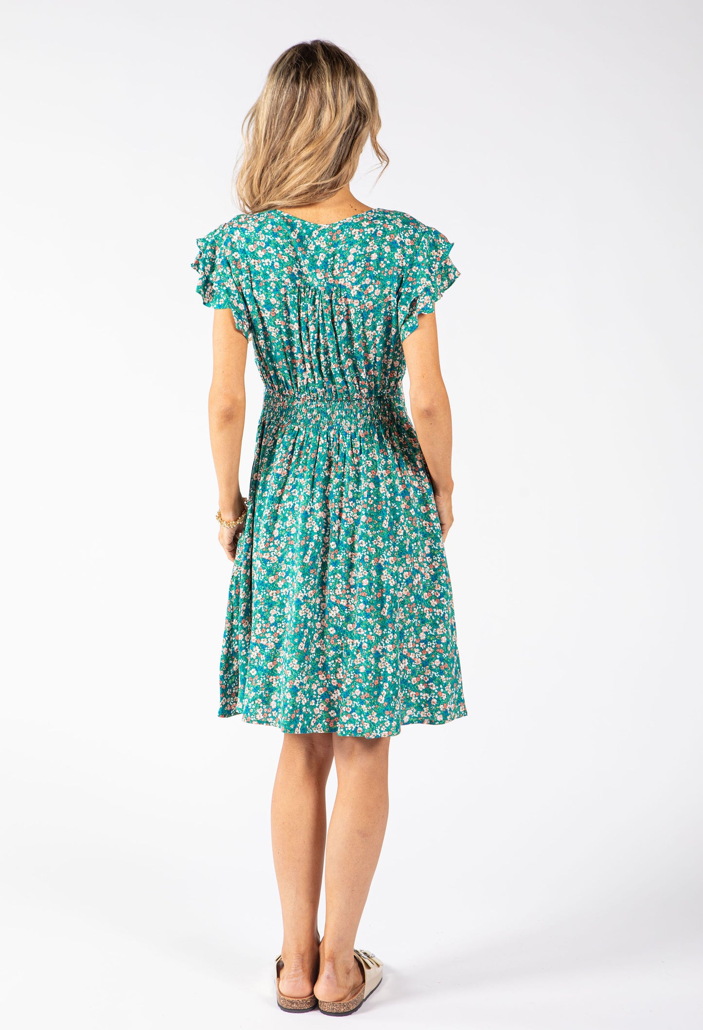 Floral Print Short Dress