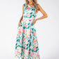 Satin Touch Rose Dress