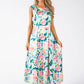 Satin Touch Rose Dress