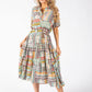 Mosaic Print Dress