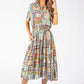 Mosaic Print Dress