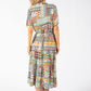 Mosaic Print Dress