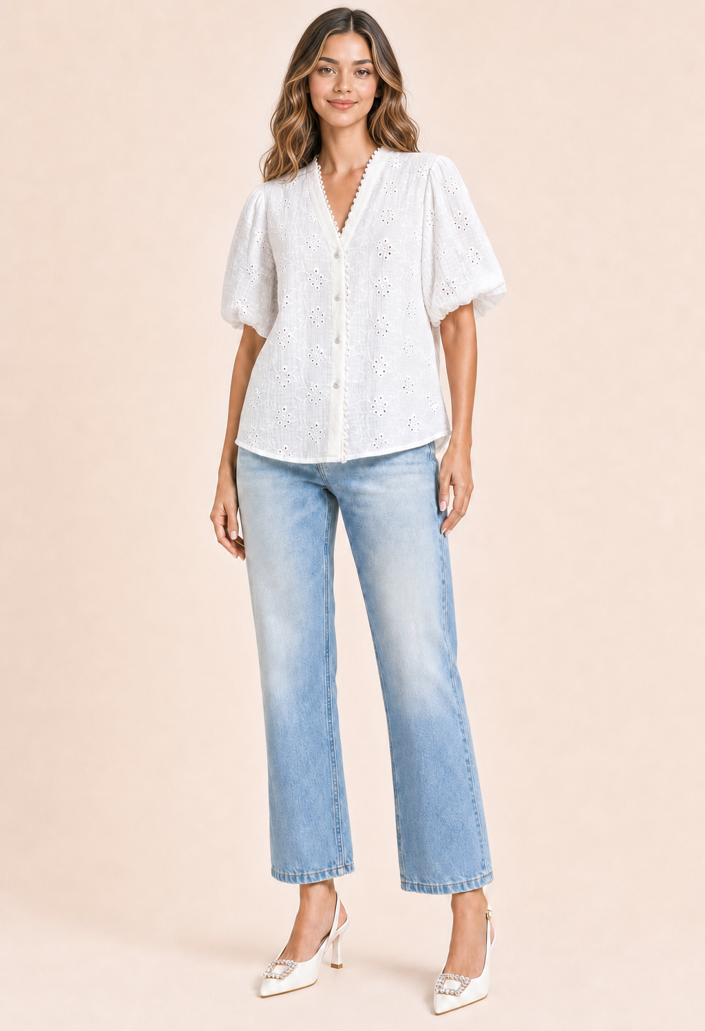 Isabel Broderie Anglaise Blouse