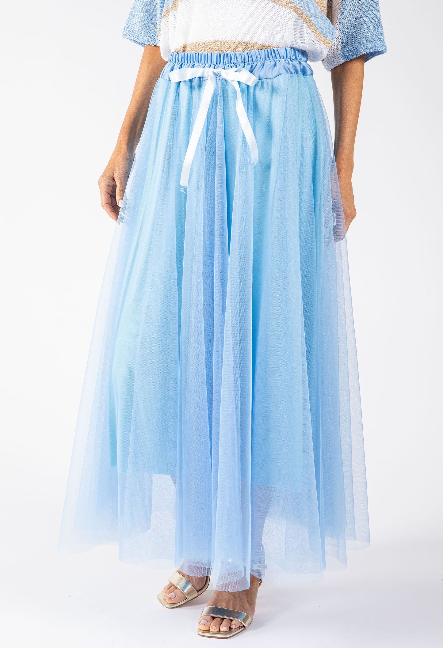Tulle Midi Skirt