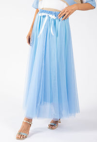Tulle Midi Skirt