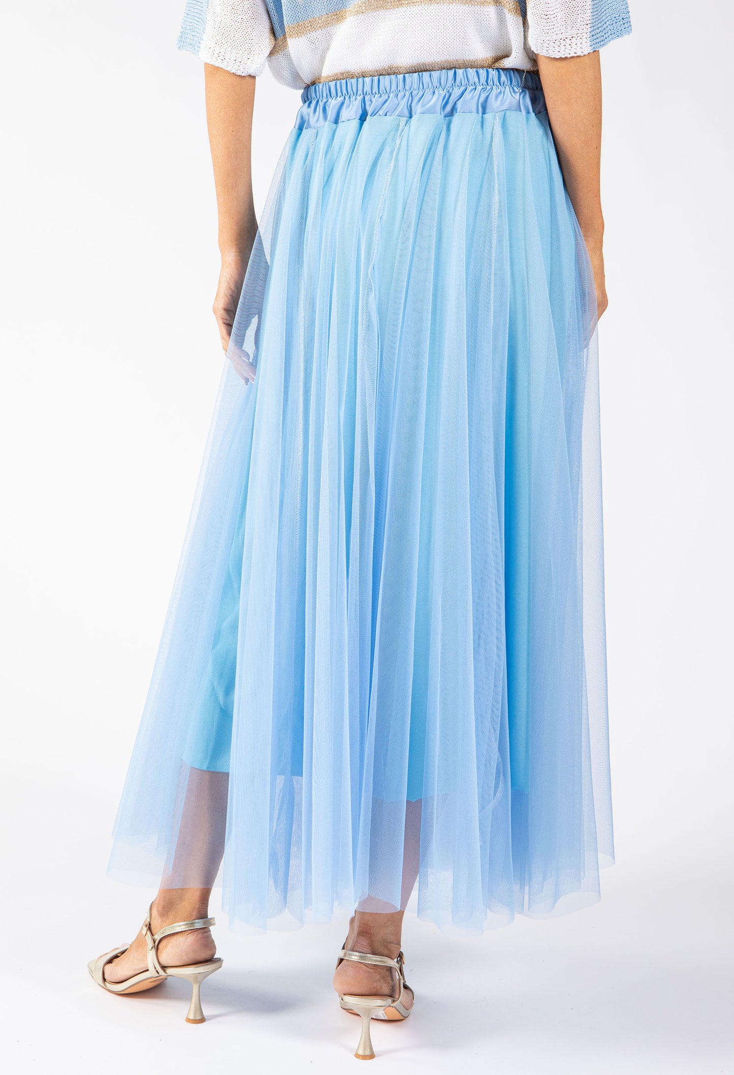 Tulle Midi Skirt