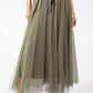 Tulle Midi Skirt