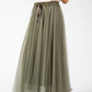 Tulle Midi Skirt