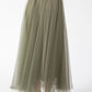 Tulle Midi Skirt