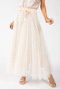 Tulle Midi Skirt