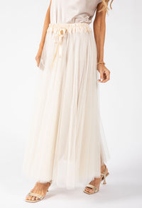 Tulle Midi Skirt