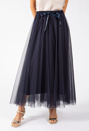 Tulle Midi Skirt