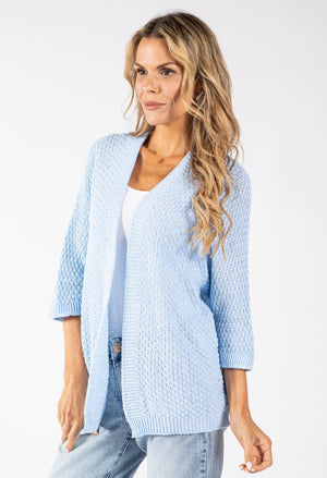 Open Front Knit Cardigan